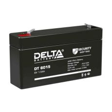 Аккумулятор для ИБП DELTA DT6015 1,5А/ч-6V слаботочные системы EN18 зажим (FASTON) - 97x24x52