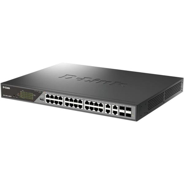 Коммутатор D-link DSS-200G-28MPP/A1A x10/100/1000 Мбит/сек, настраиваемый